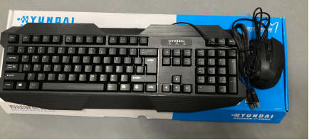 Wired Keyboard and Mouse Set Dual USB